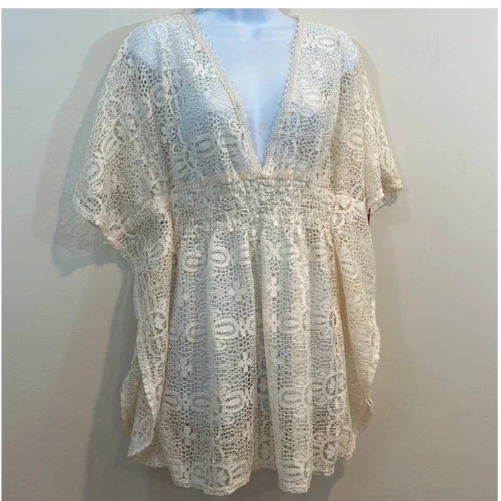 NWOT v- neck swim coverup